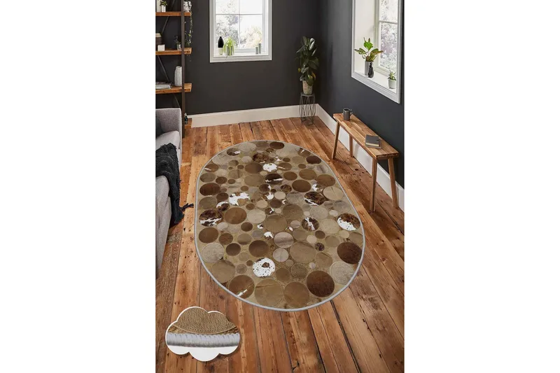 Matto Homefesto 160x230 cm - Monivärinen - Kodintekstiilit & matot - Matto - Moderni matto - Wilton-matto