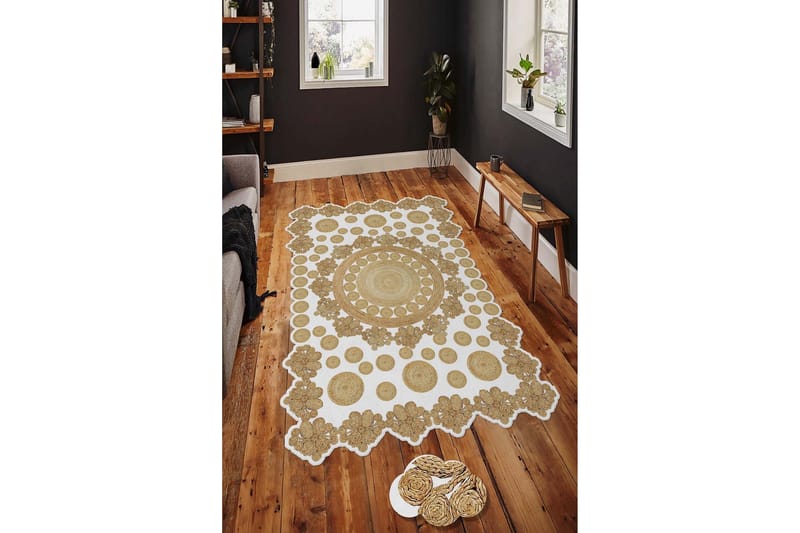 Matto Homefesto 160x230 cm - Monivärinen - Kodintekstiilit & matot - Matto - Moderni matto - Wilton-matto