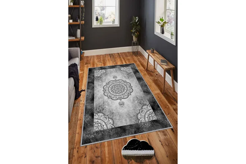 Matto Homefesto 160x230 cm - Monivärinen - Kodintekstiilit & matot - Matto - Moderni matto - Wilton-matto