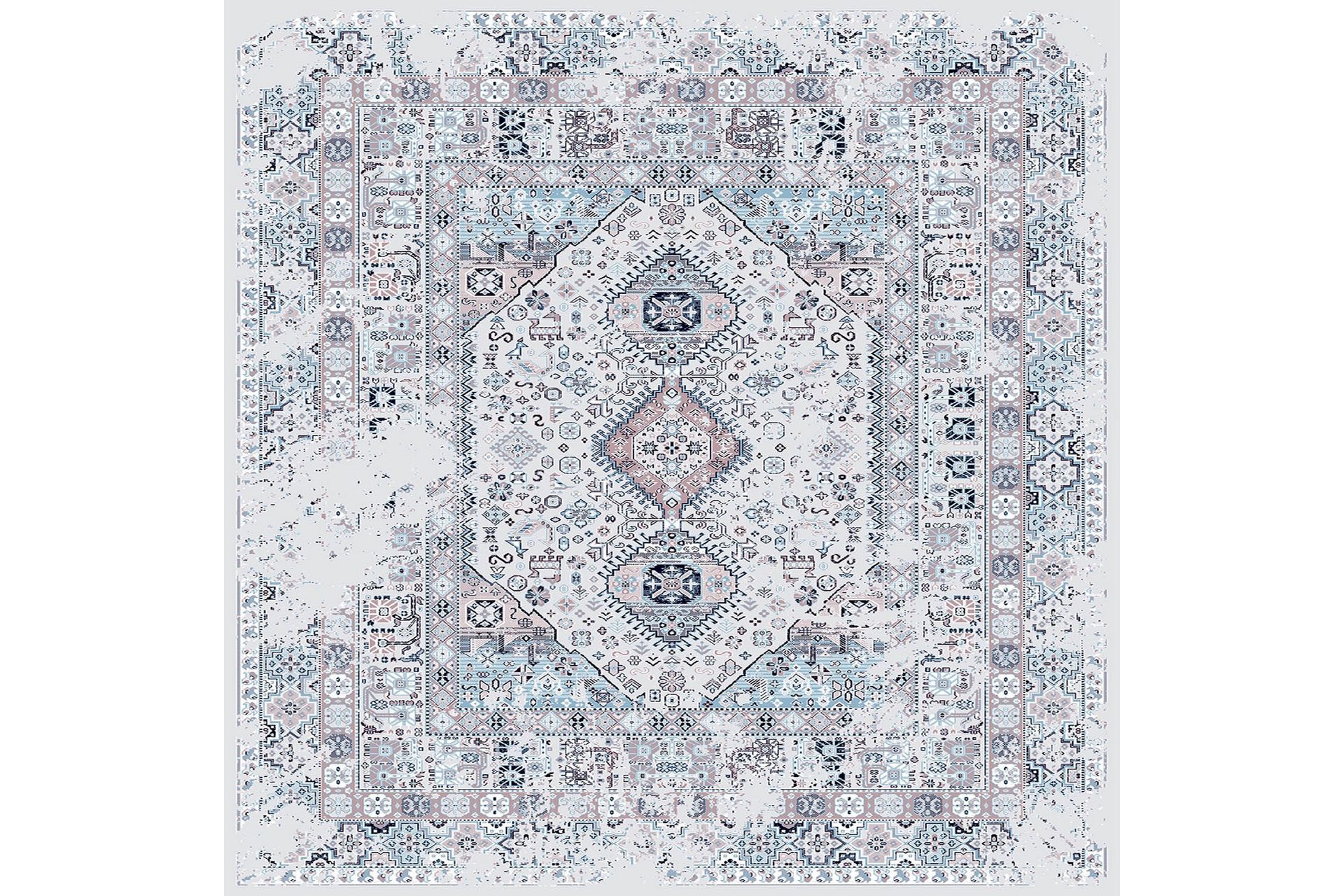 Matto Homefesto 180x280 cm - Monivärinen - Kodintekstiilit & matot - Matto - Moderni matto - Wilton-matto