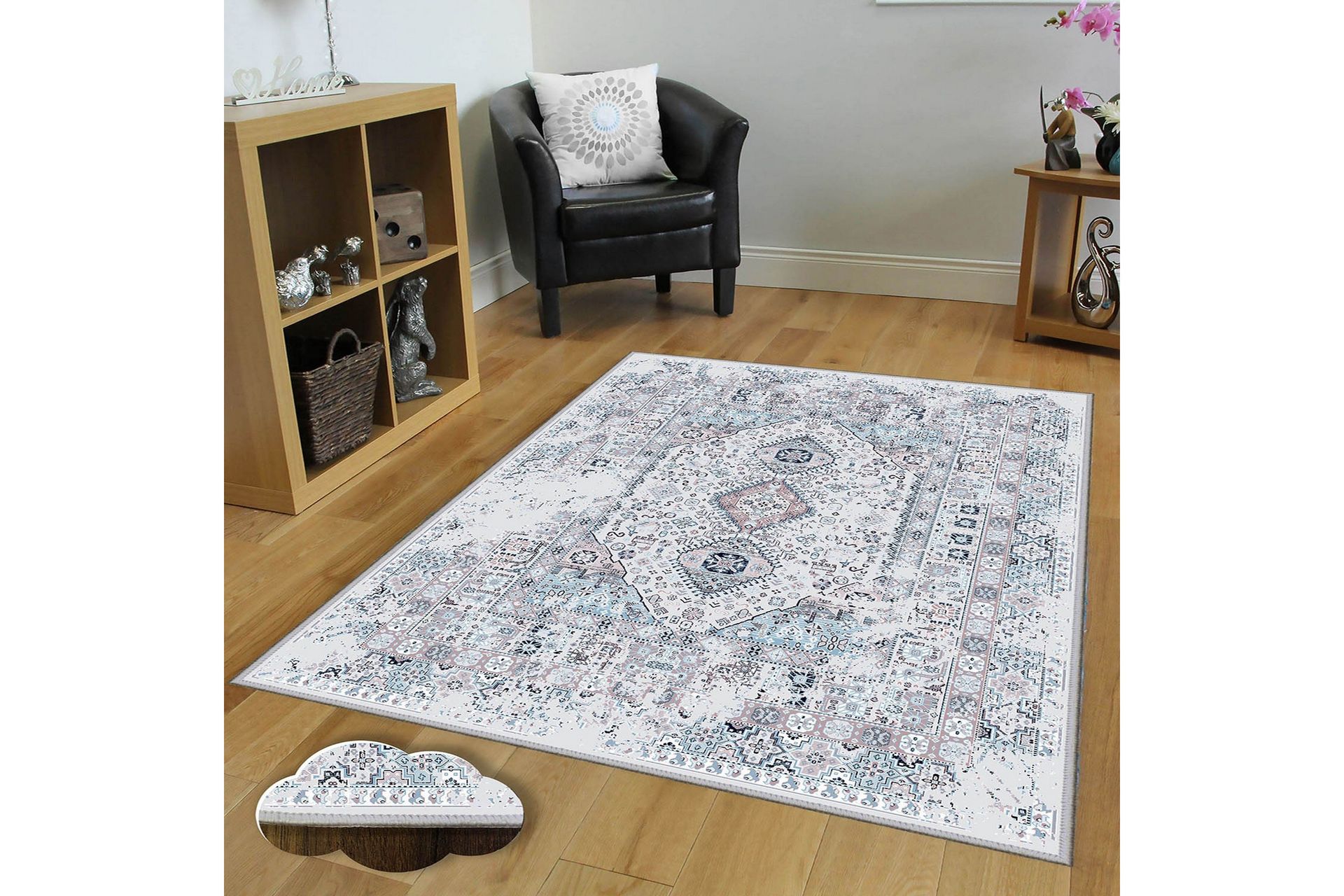 Matto Homefesto 180x280 cm - Monivärinen - Kodintekstiilit & matot - Matto - Moderni matto - Wilton-matto