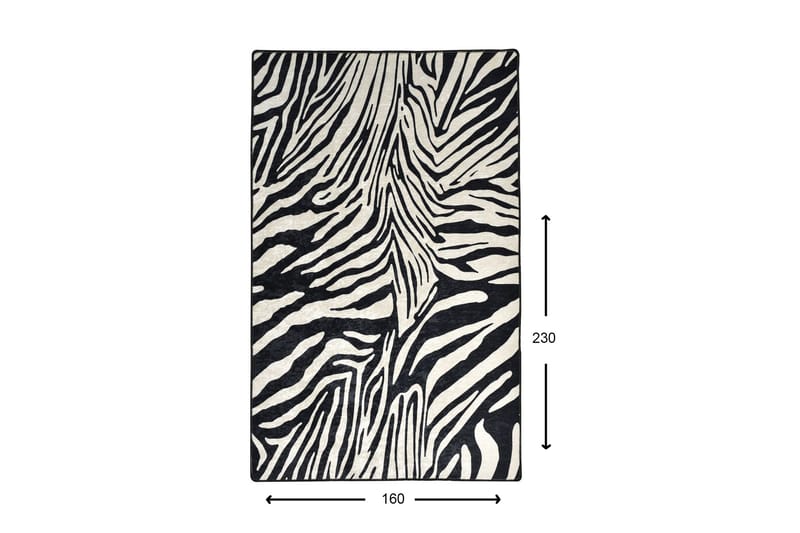 Matto Kanthe 160x230 cm - Monivärinen / Sametti - Kodintekstiilit & matot - Matto - Moderni matto - Wilton-matto