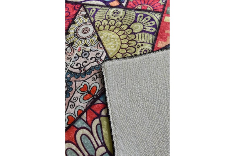 Matto Keelti 160x230 cm - Monivärinen / Sametti - Kodintekstiilit & matot - Matto - Iso matto