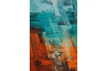Matto Konungur 160x230 cm - Monivärinen - Kodintekstiilit & matot - Matto - Moderni matto - Puuvillamatto