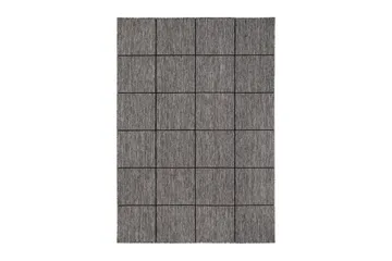 Matto Madrid Square Tasokudottu Matto 160x230 cm Harmaa/Mu