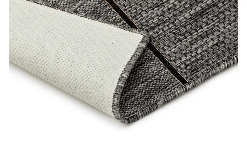 Matto Madrid Square Tasokudottu Matto 160x230 cm Harmaa/Mu - Kodintekstiilit & matot - Matto - Tasokudotut matot