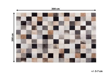Matto Soke 200x300 cm - Ruskea/Beige/Harmaa - Kodintekstiilit & matot - Matto