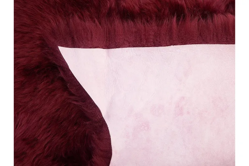 Lampaannahka Uluru 65x110 cm - Punainen - Kodintekstiilit & matot - Matto - Talja & nahkamatto