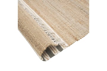 Tasapainokudottu Mirza - Beige, Luonnonväri, Harmaa, Valkoinen - Kodintekstiilit & matot - Matto - Tasokudotut matot