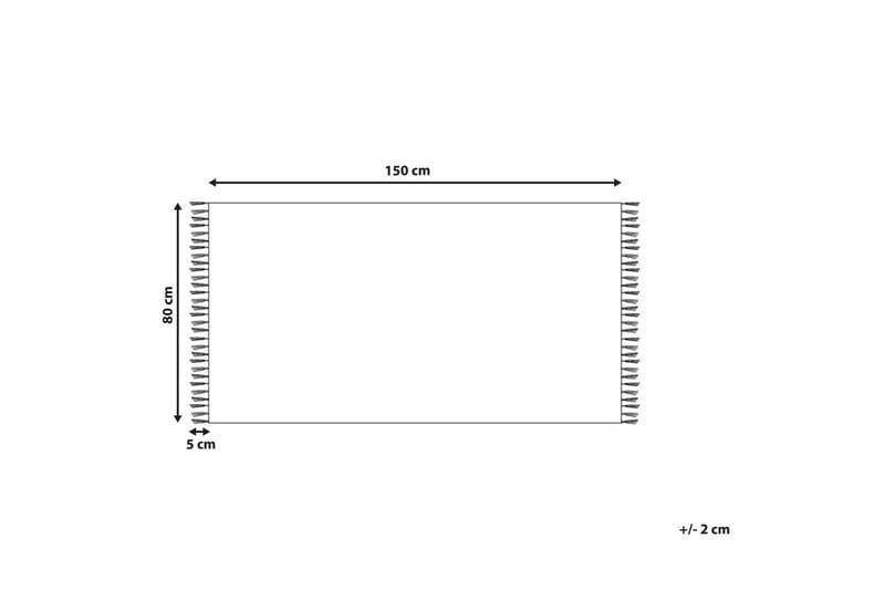 Tasapainokudottu Mirza - Beige, Luonnonväri, Valkoinen, Sininen - Kodintekstiilit & matot - Matto - Tasokudotut matot