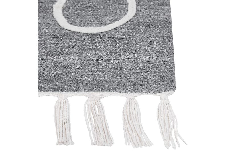 Tasapainokudottu Yavu - Harmaa, valkoinen, 80x150 cm - Kodintekstiilit & matot - Matto - Ulkomatto