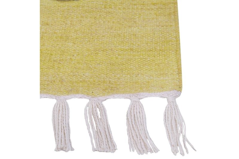 Tasapainokudottu Yavu - Keltainen, 80x150 cm - Kodintekstiilit & matot - Matto - Ulkomatto