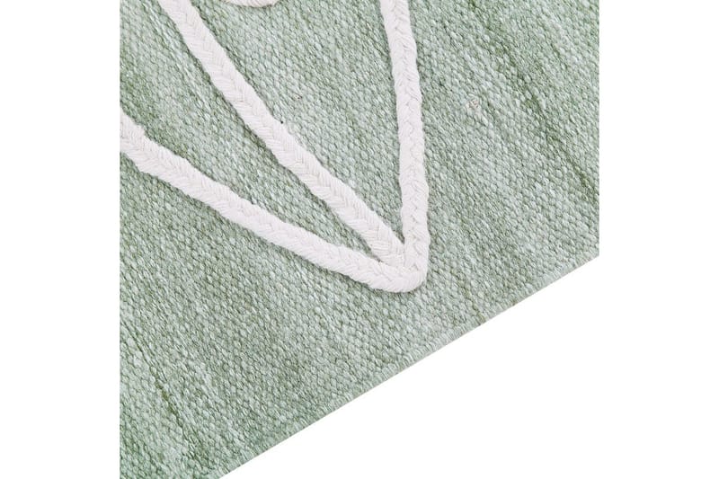 Tasapainokudottu Yavu - Vihreä, valkoinen, 140x200 cm - Kodintekstiilit & matot - Matto - Ulkomatto
