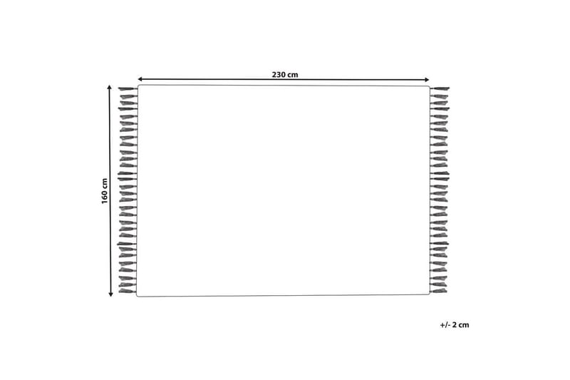 Tasokudos Handere - 160x230 cm - Kodintekstiilit & matot - Matto - Tasokudotut matot