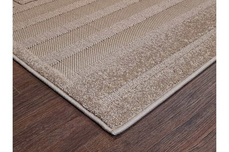 Tasokudottu matto Jaslin 140x200 Suorakaiteen muotoinen - Beige - Kodintekstiilit & matot - Matto - Tasokudotut matot