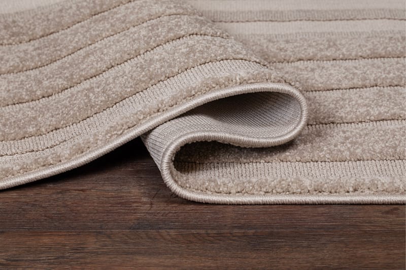 Tasokudottu matto Jaslin 140x200 Suorakaiteen muotoinen - Beige - Kodintekstiilit & matot - Matto - Tasokudotut matot