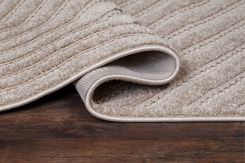 Tasokudottu matto Jaslin 140x200 Suorakaiteen muotoinen - Beige - Kodintekstiilit & matot - Matto - Tasokudotut matot