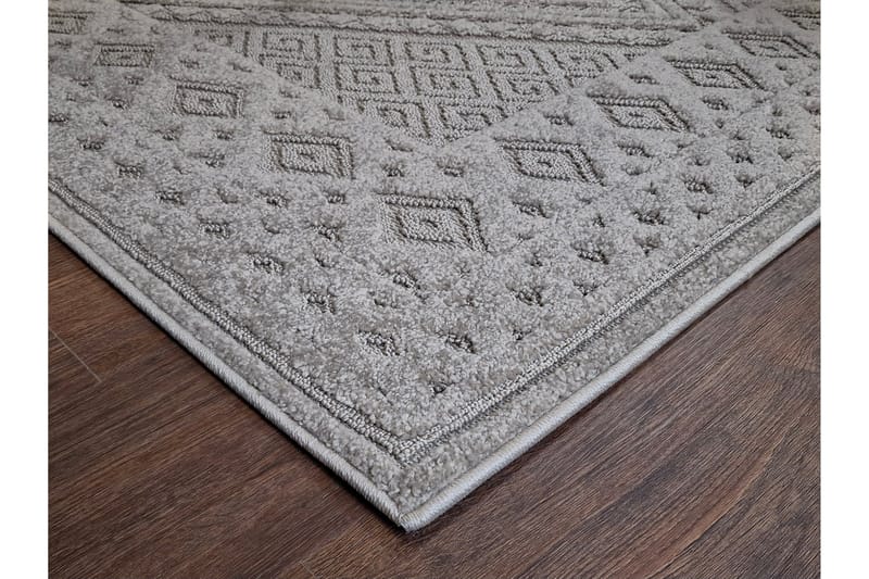 Tasokudottu matto Jaslin 140x200 Suorakaiteen muotoinen - Harmaa - Kodintekstiilit & matot - Matto - Tasokudotut matot