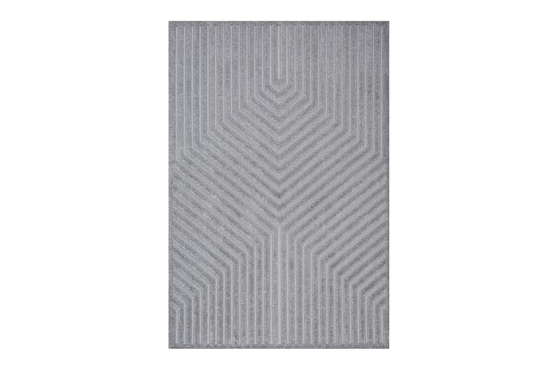 Tasokudottu matto Jaslin 140x200 Suorakaiteen muotoinen - Harmaa - Kodintekstiilit & matot - Matto - Tasokudotut matot