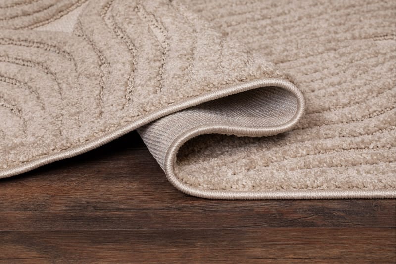 Tasokudottu matto Jaslin 240x340 Suorakaiteen muotoinen - Beige - Kodintekstiilit & matot - Matto - Tasokudotut matot