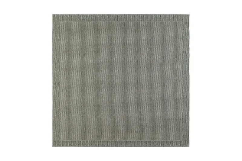 Tasokudottu matto Miami Neliö 240x240 cm, Vihreä