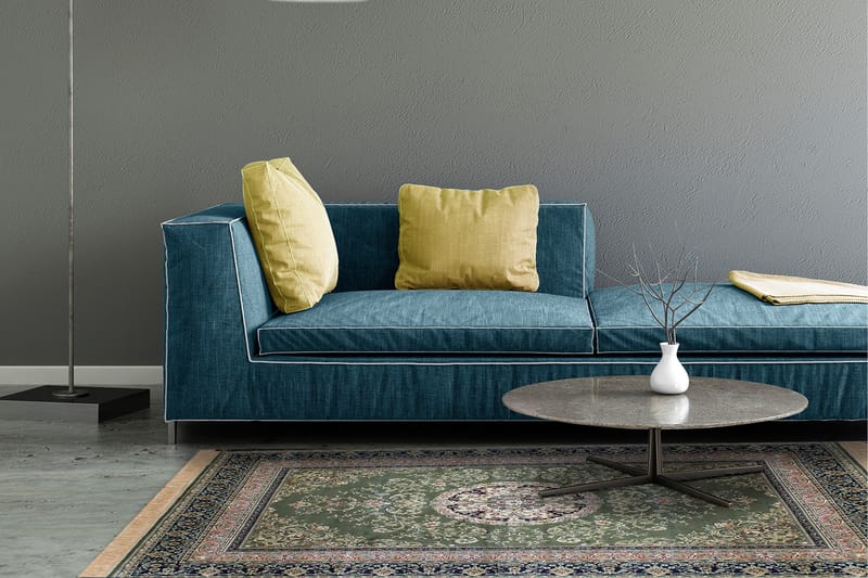 Itämainen Matto Casablanca Medallion 130x190 cm Vihreä - Vihreä - Kodintekstiilit & matot - Matto - Itämainen matto