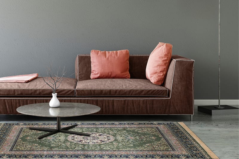 Itämainen Matto Casablanca Medallion 130x190 cm Vihreä - Vihreä - Kodintekstiilit & matot - Matto - Itämainen matto