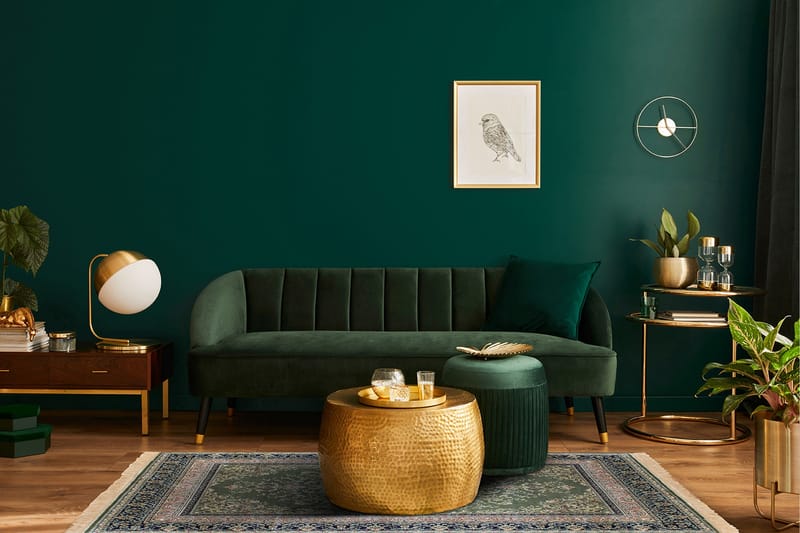 Itämainen Matto Casablanca Medallion 130x190 cm Vihreä - Vihreä - Kodintekstiilit & matot - Matto - Itämainen matto