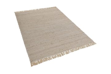 Matto 140 x 200 cm beige ZERDALI - Beige - Kodintekstiilit & matot - Matto - Tasokudotut matot