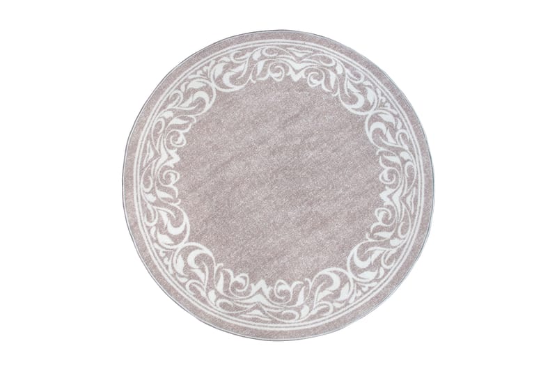 Matto Hilla Pyöreä 133 cm Beige - Hestia - Kodintekstiilit & matot - Matto - Tasokudotut matot