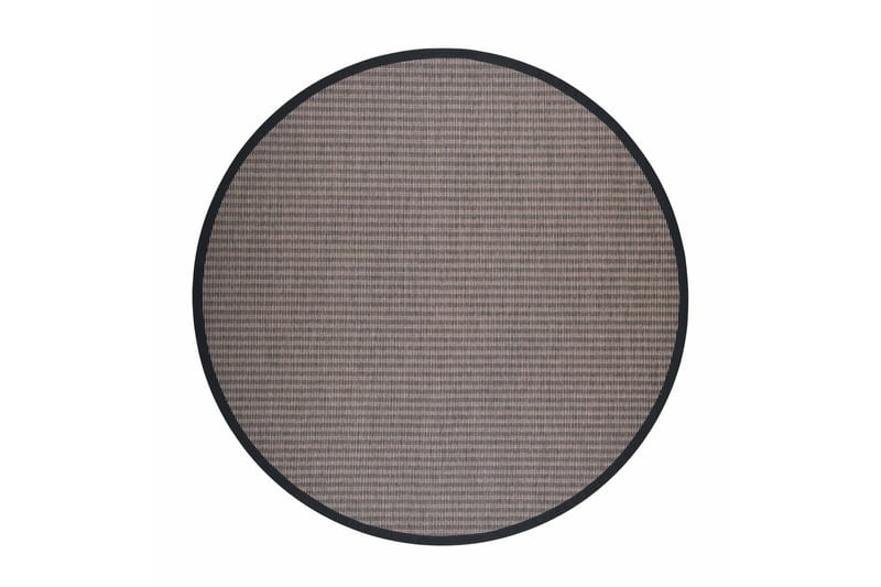 Matto Kelo Pyöreä 133 cm Ruskea/Musta - VM Carpet - Kodintekstiilit & matot - Matto - Tasokudotut matot