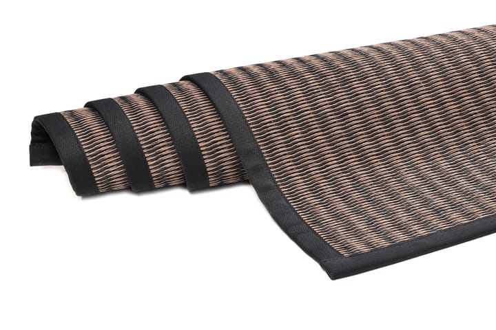 Matto Kelo Pyöreä 160 cm Ruskea/Musta - VM Carpet - Tasokudotut matot