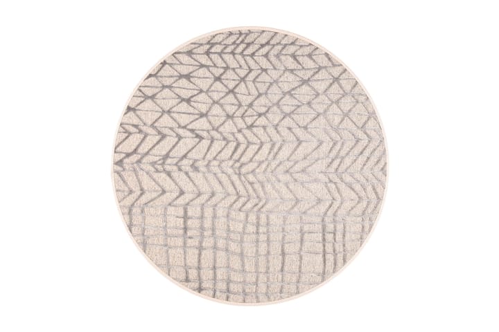 Matto Lastu 160 Hopea - VM Carpet - Pyöreät matot - Tasokudotut matot