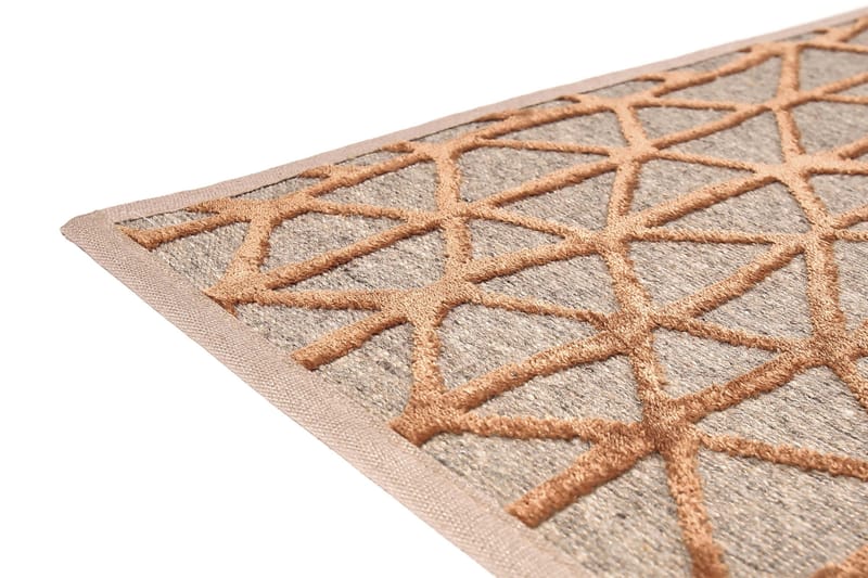 Matto Lastu 160x230 cm Pronssi - VM Carpet - Kodintekstiilit & matot - Matto - Tasokudotut matot