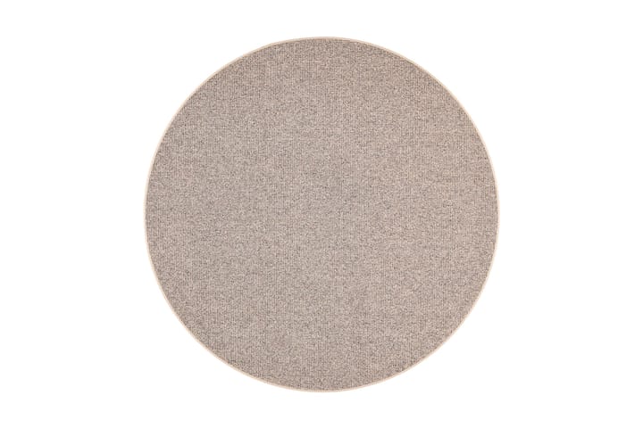 Matto Tweed 133 cm Vaalea beige - VM Carpet - Pyöreät matot - Tasokudotut matot