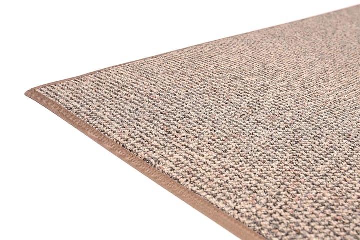 Matto Tweed 133x200 cm Vaalea beige - VM Carpet - Pyöreät matot - Käsintehdyt matot - Tasokudotut matot - Yksiväriset matot - Kumipohjamatot - Pienet matot - Iso matto