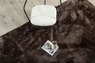 Tasokudottu Matto Blanca 200x300 cm - Ruskea - Kodintekstiilit & matot - Matto - Moderni matto - Nukkamatto