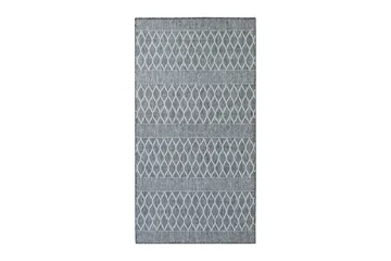 Tasokudottu Matto Madrid Bell 80x240 cm Harmaa/Valkoinen