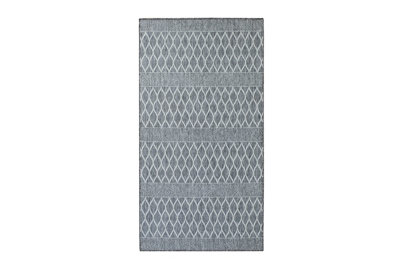 Tasokudottu Matto Madrid Bell 80x240 cm Harmaa/Valkoinen - Kodintekstiilit & matot - Matto - Tasokudotut matot