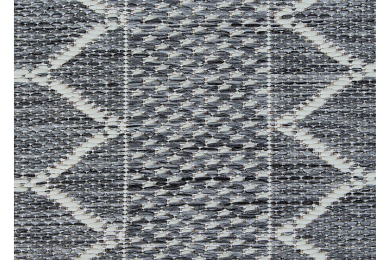 Tasokudottu Matto Madrid Bell 80x340 cm Harmaa/Valkoinen - Kodintekstiilit & matot - Matto - Tasokudotut matot