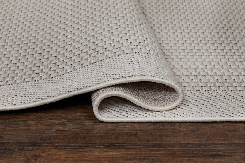 Tasokudottu matto Miami 240x340 cm - Valkoinen - Kodintekstiilit & matot - Matto - Tasokudotut matot