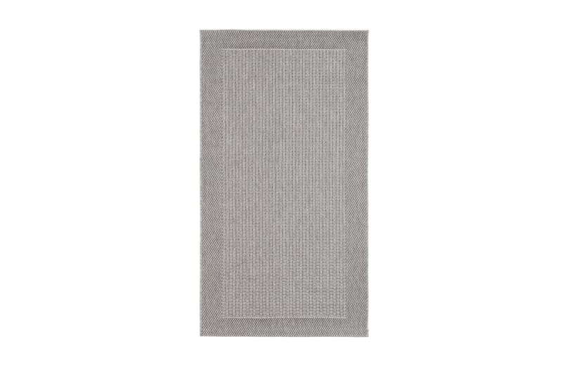 Tasokudottu Matto Miami 80x200 cm Harmaa - Harmaa - Kodintekstiilit & matot - Matto - Tasokudotut matot