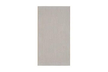 Tasokudottu Matto Miami 80x250 cm Valkoinen