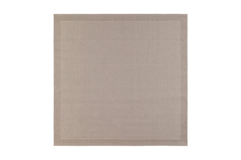 Tasokudottu matto Miami Neliö 200x200 cm - Luonnonväri - Kodintekstiilit & matot - Matto - Tasokudotut matot