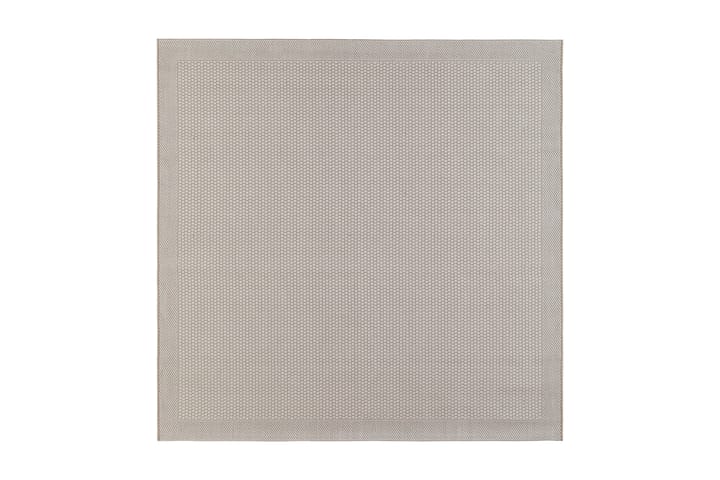 Tasokudottu matto Miami Neliö 200x200 cm - Valkoinen - Tasokudotut matot