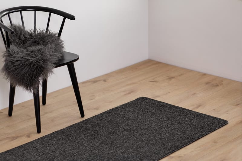 Tasokudottu Matto Porto 80x250 cm Antrasiitti - Antrasiitti - Kodintekstiilit & matot - Matto - Tasokudotut matot