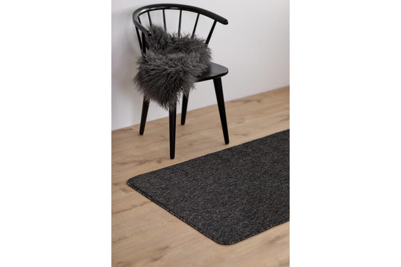 Tasokudottu Matto Porto 80x250 cm Antrasiitti - Antrasiitti - Kodintekstiilit & matot - Matto - Tasokudotut matot