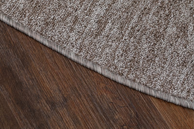 Tasokudottu Matto Porto Pyöreä Ø200 cm Pellava - Pellavanbeige - Kodintekstiilit & matot - Matto - Tasokudotut matot