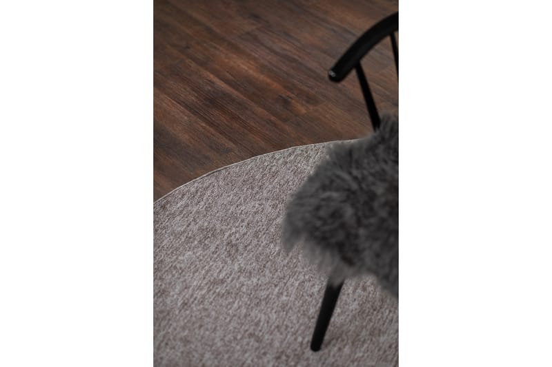 Tasokudottu Matto Porto Pyöreä Ø200 cm Pellava - Pellavanbeige - Kodintekstiilit & matot - Matto - Tasokudotut matot