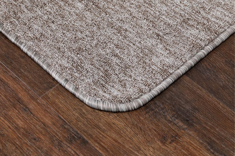 Tasokudottu Matto Porto 80x250 cm Pellava - Pellavanbeige - Kodintekstiilit & matot - Matto - Tasokudotut matot